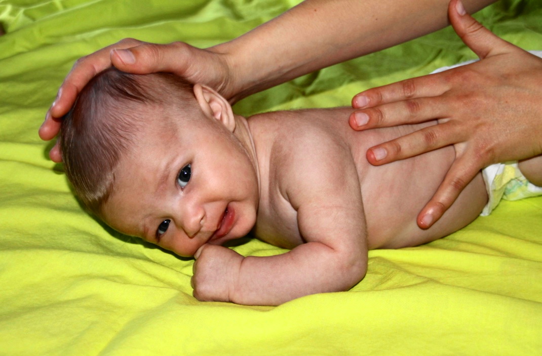 Ostéopathie sur bébé